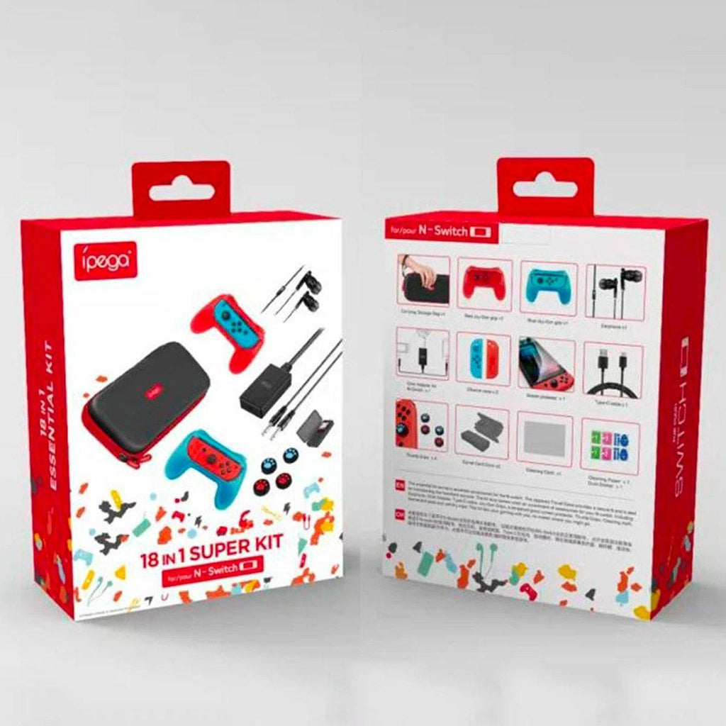 Kit Ipega 18 en 1 Para Nintendo Switch PG 9182 - TecnoStrike® 