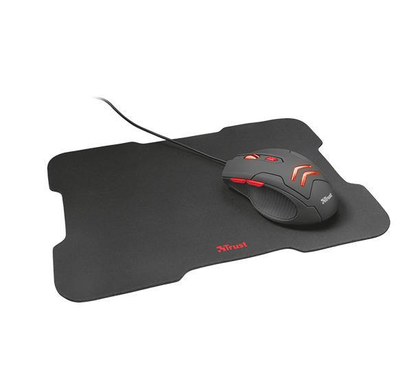 Kit Mousepad y Mouse Gamer Ziva Trust - TecnoStrike® 
